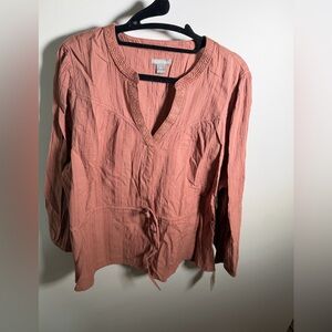 Terracotta blouse XL NWT